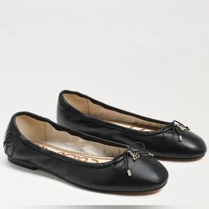 Sam Edelman Black Leather Flats